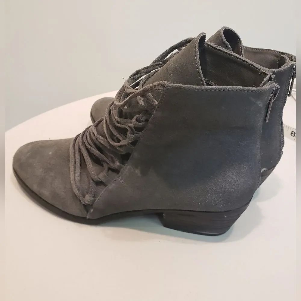 Yellow Box Leather Booties Size 8